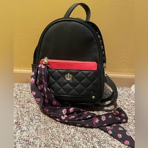 Juicy Couture backpack purse with clutch